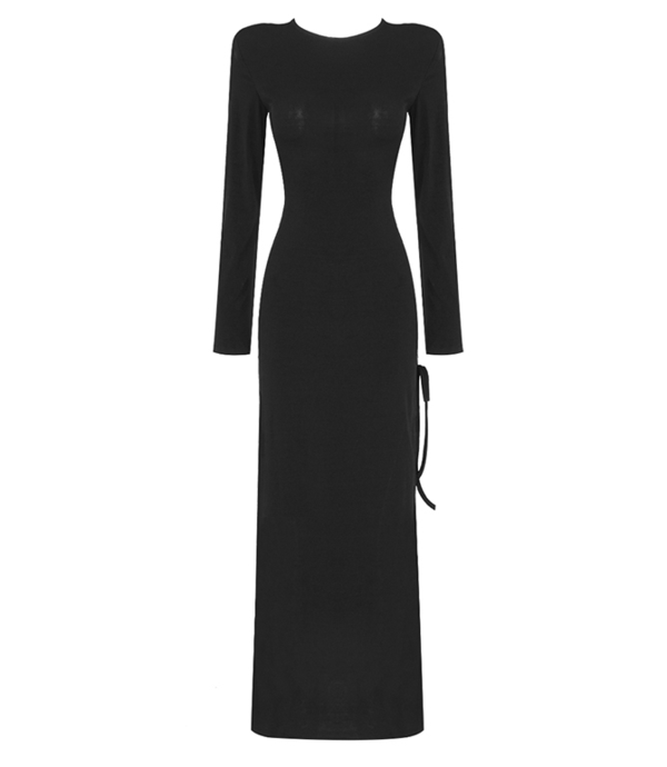 Open Back Lacing Maxi Dress - - DYAVOR®