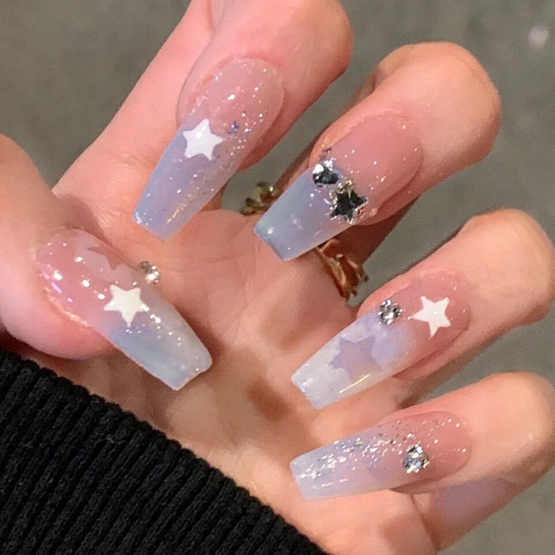 Gradient Press On Nails - - DYAVOR®