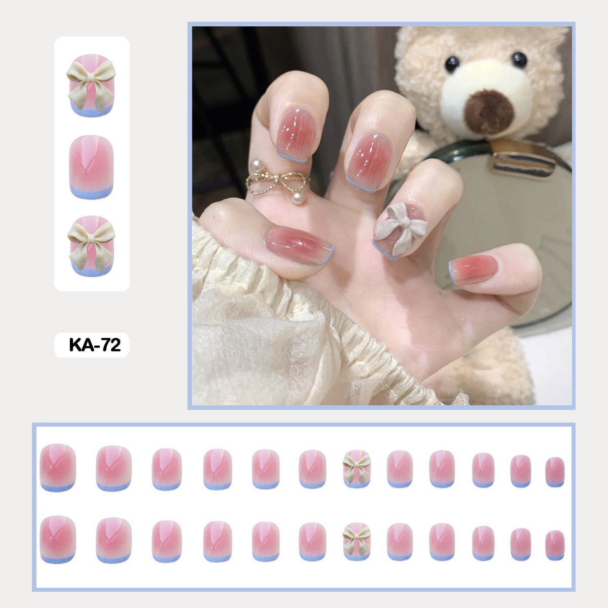 Coquette Press On Nails - - DYAVOR®