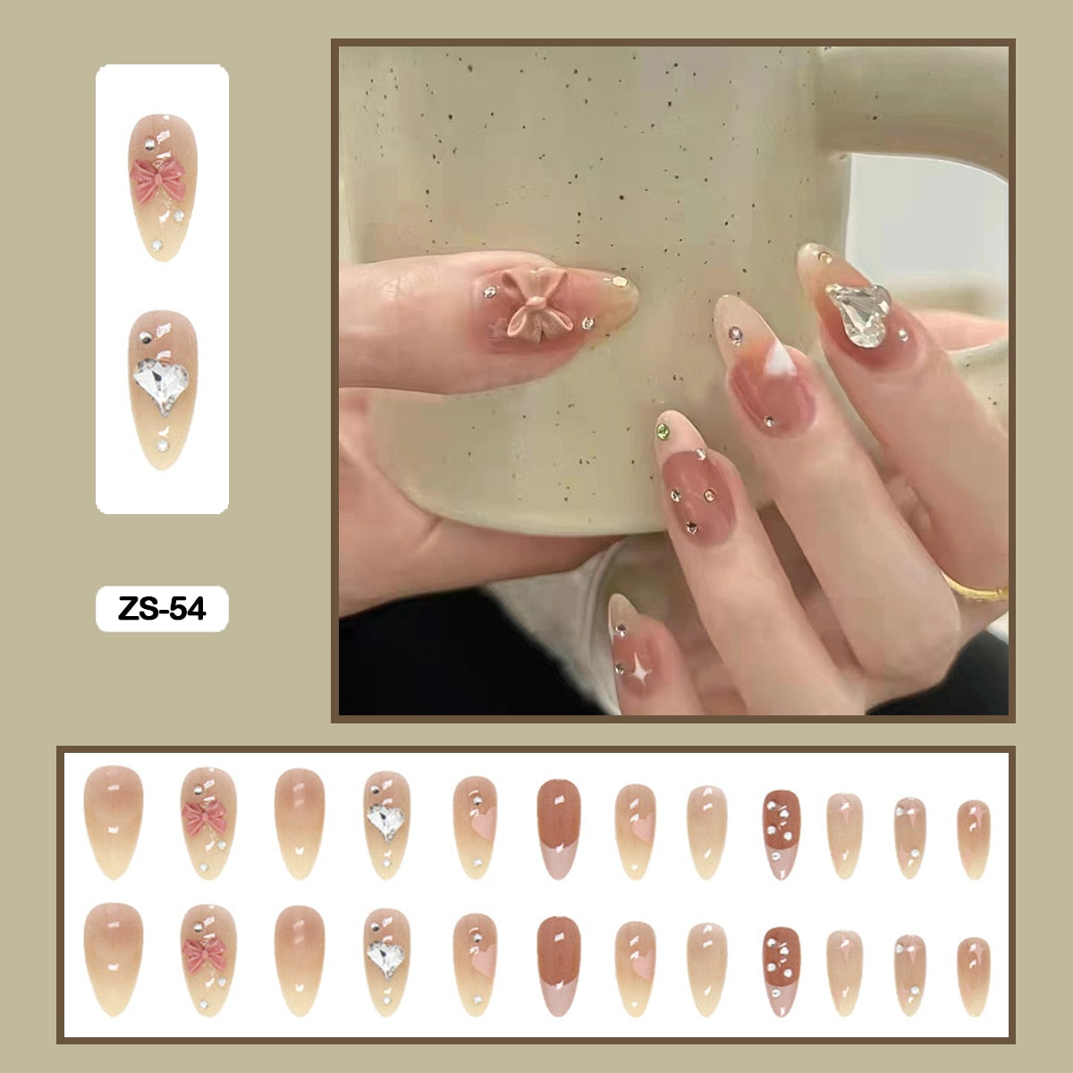 Coquette Press On Nails - - DYAVOR®
