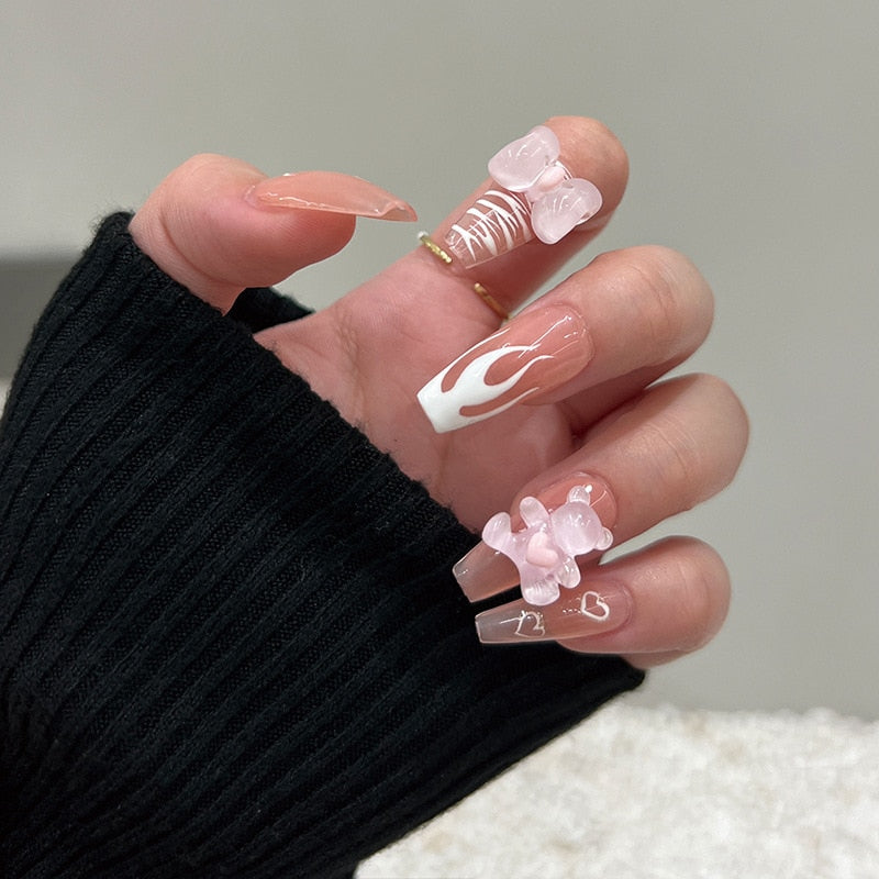 Coquette Gradient Press On Nails