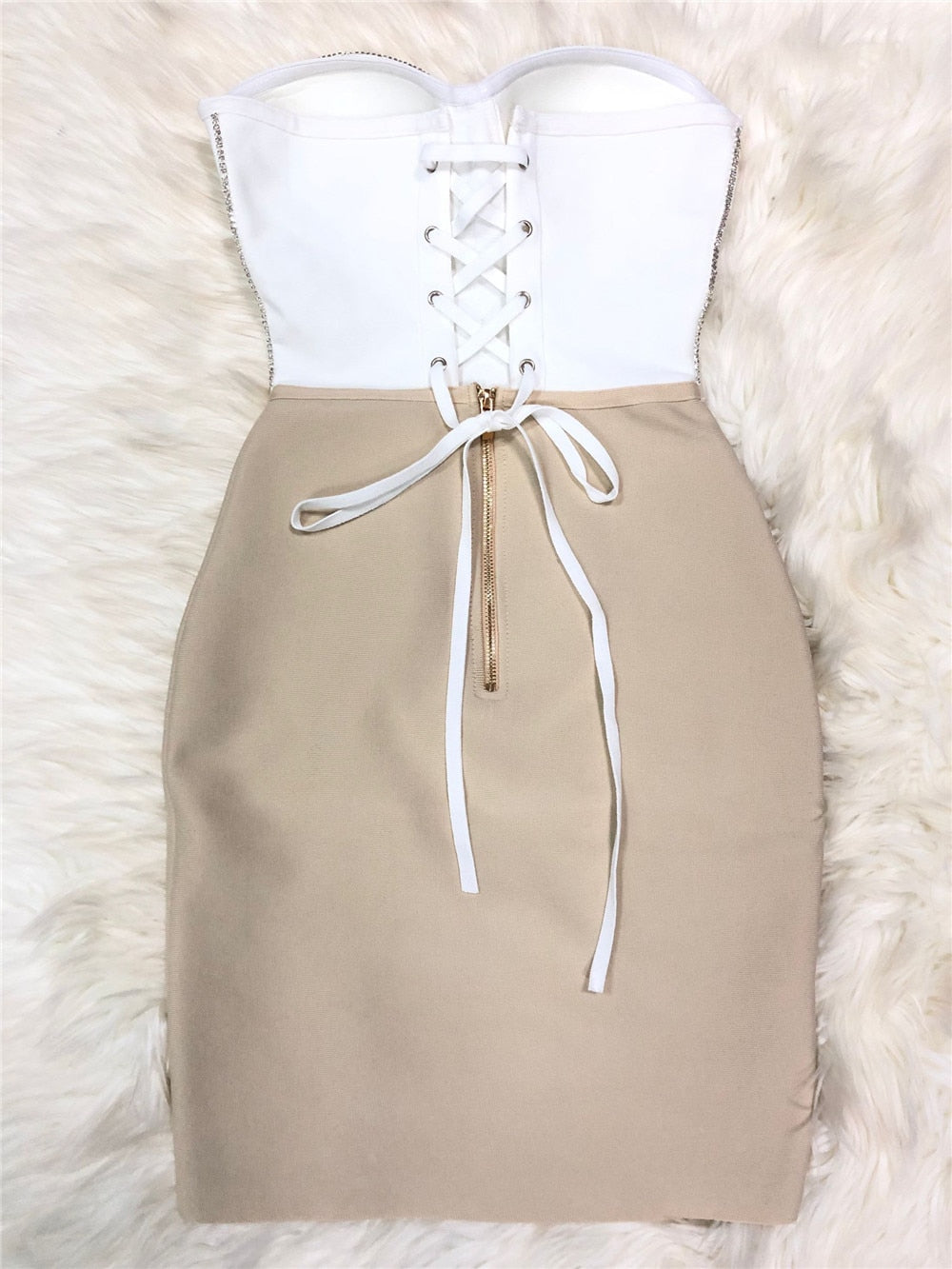 Strapless Corset-style Bandage Dress - - DYAVOR®