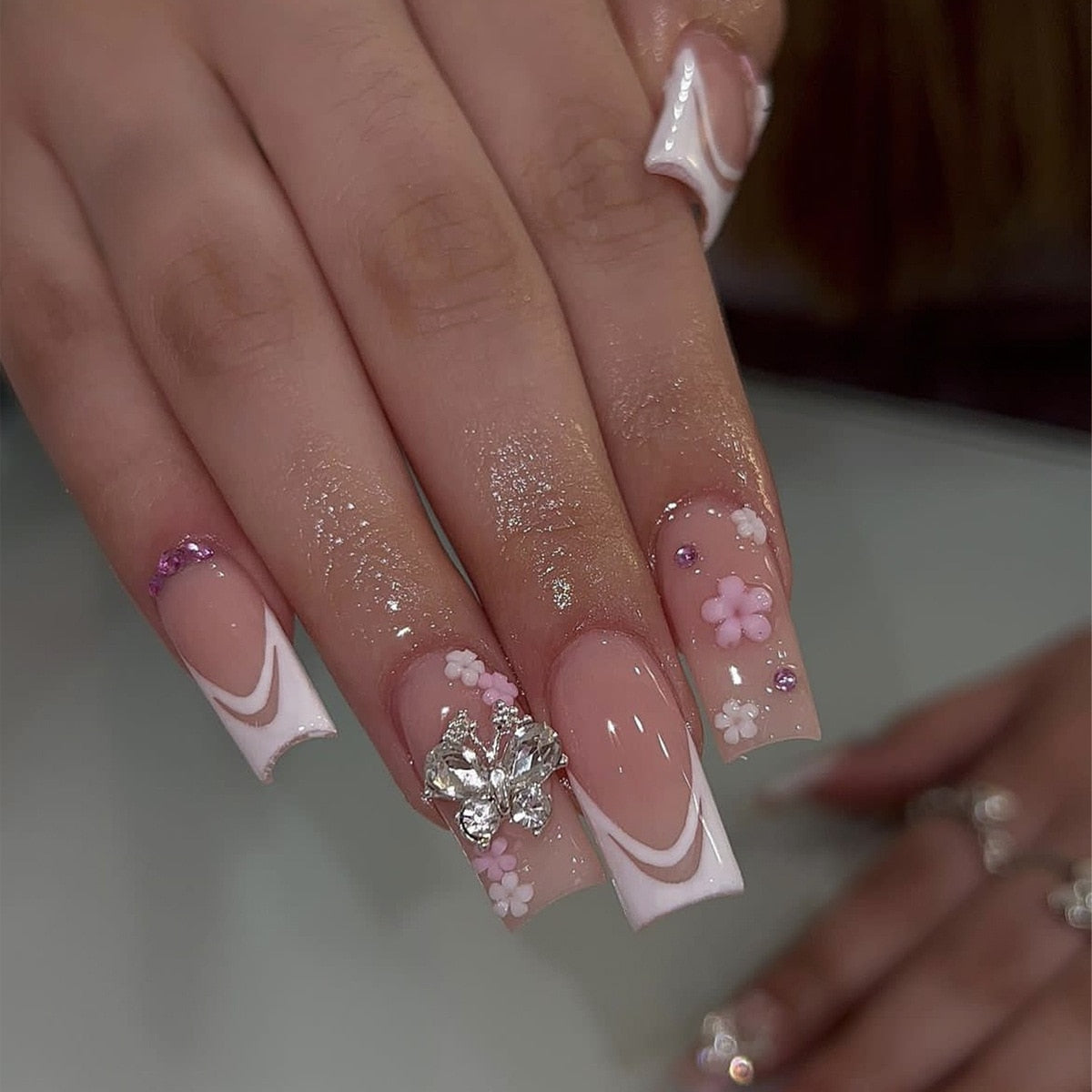 Pastel Press On Nails - - DYAVOR®