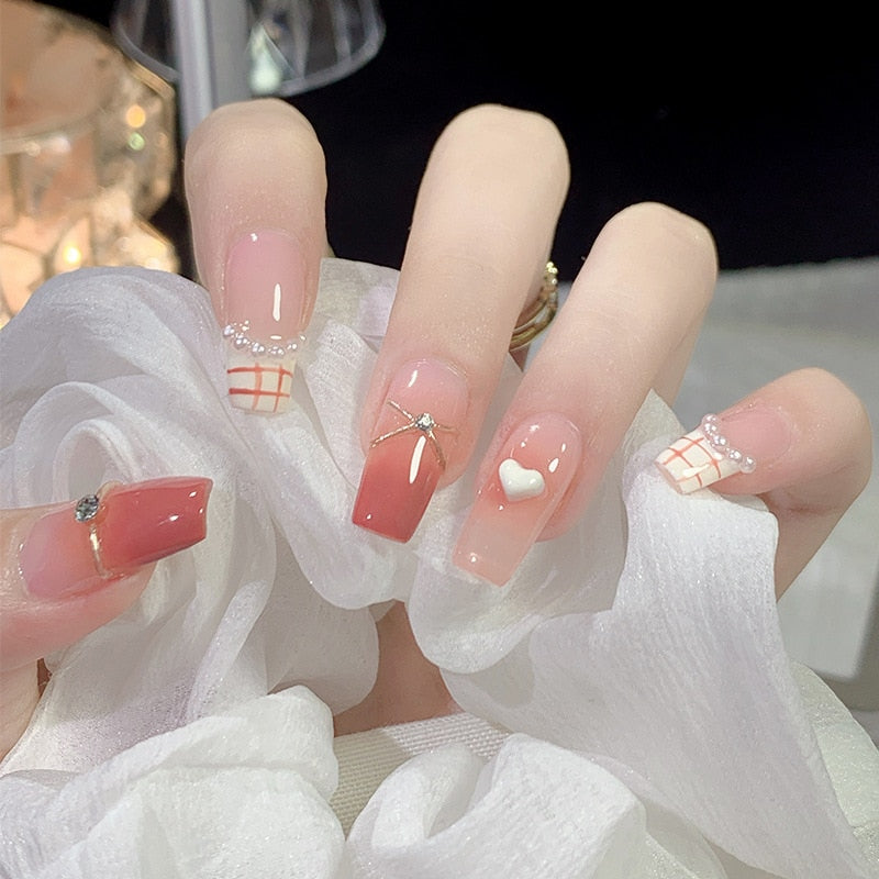 Kpop Inspired Press On Nails - - DYAVOR®