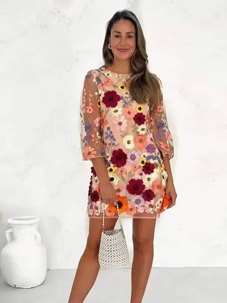 'Flovers' Dress - - DYAVOR®
