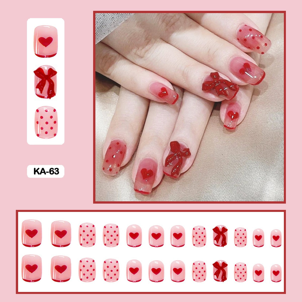 Coquette Press On Nails - - DYAVOR®