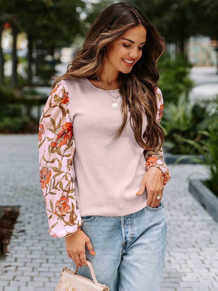 Fashion Tops 2022 Women New Autumn Winter Printed Long-sleeved Sweater Casual O-Neck Knit Pullover Streetwear Women Clothing - - DYAVOR®