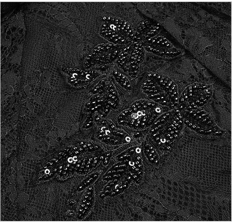 Lace Maxi Dress with Gloves - - DYAVOR®