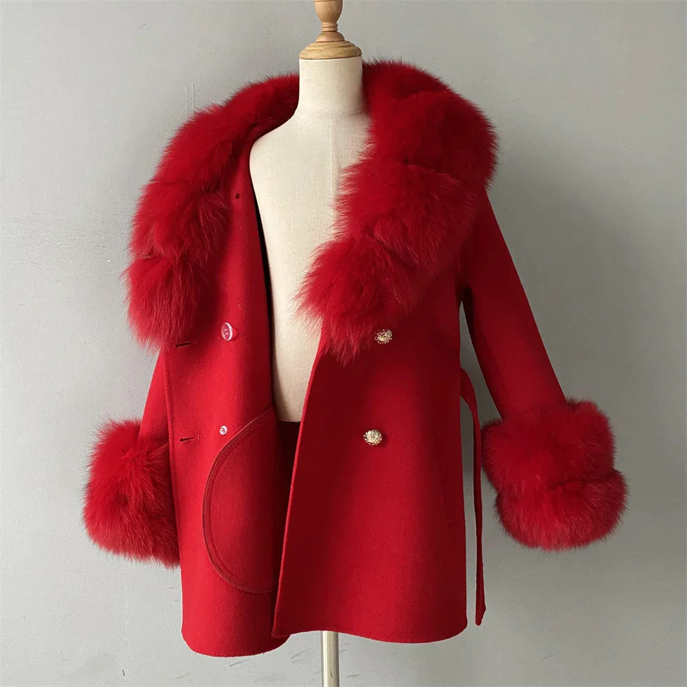 Cashmere Fur Wool Children's Coats - coats - DYAVOR®