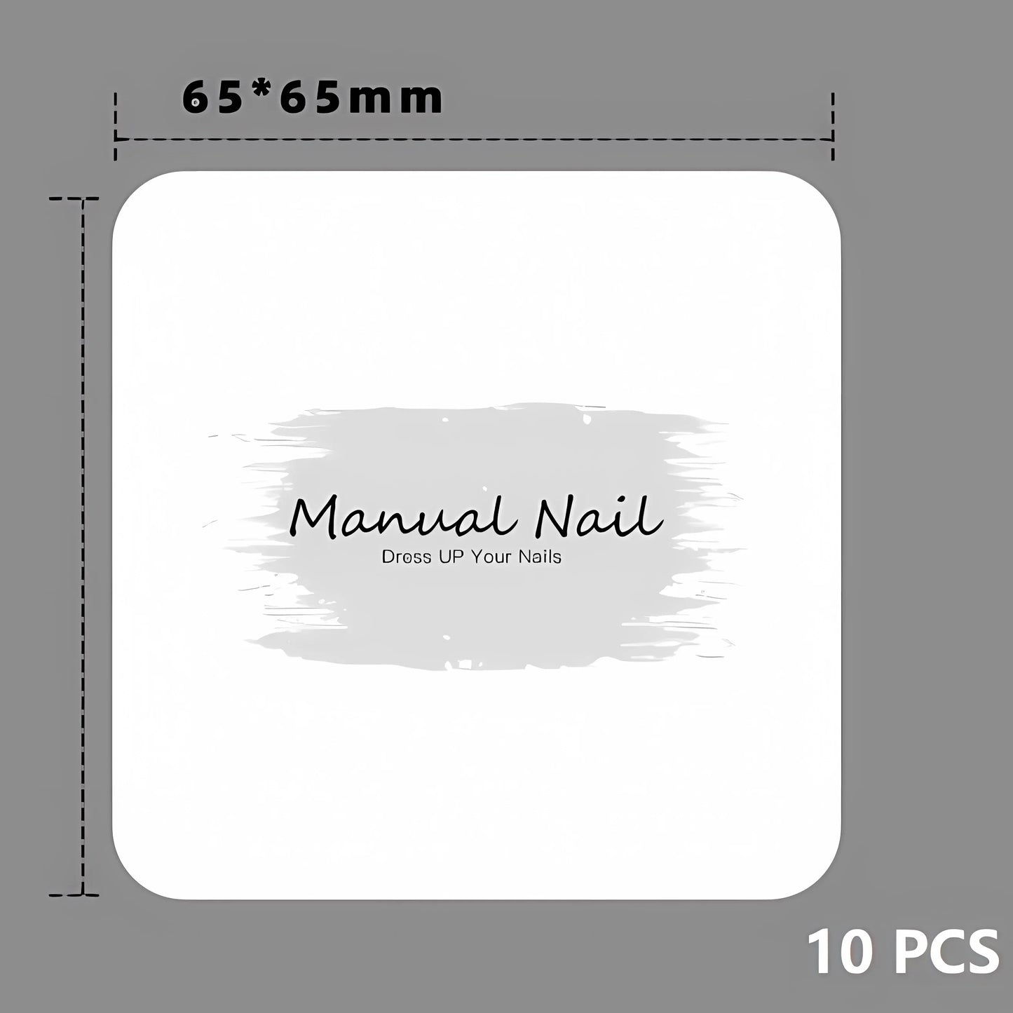 10 PCS Nail Art Display Paper Press on Nails Card Nail Display Background Card Design Dedicated for Salon Supplies - - DYAVOR®