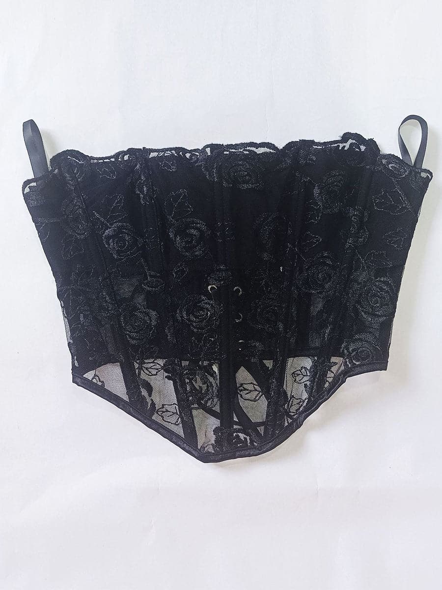 Sexy Embroidered Tube Top MSS10015 - Bodysuit - DYAVOR®