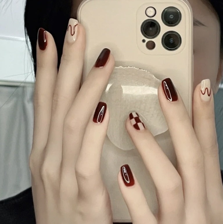 Lovely Gradient Press On Nails