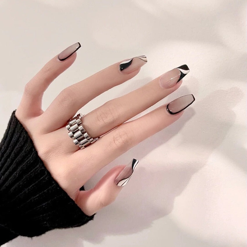 Gothic Press On Nails - - DYAVOR®