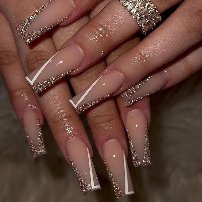 Pastel Long Press On Nails - - DYAVOR®
