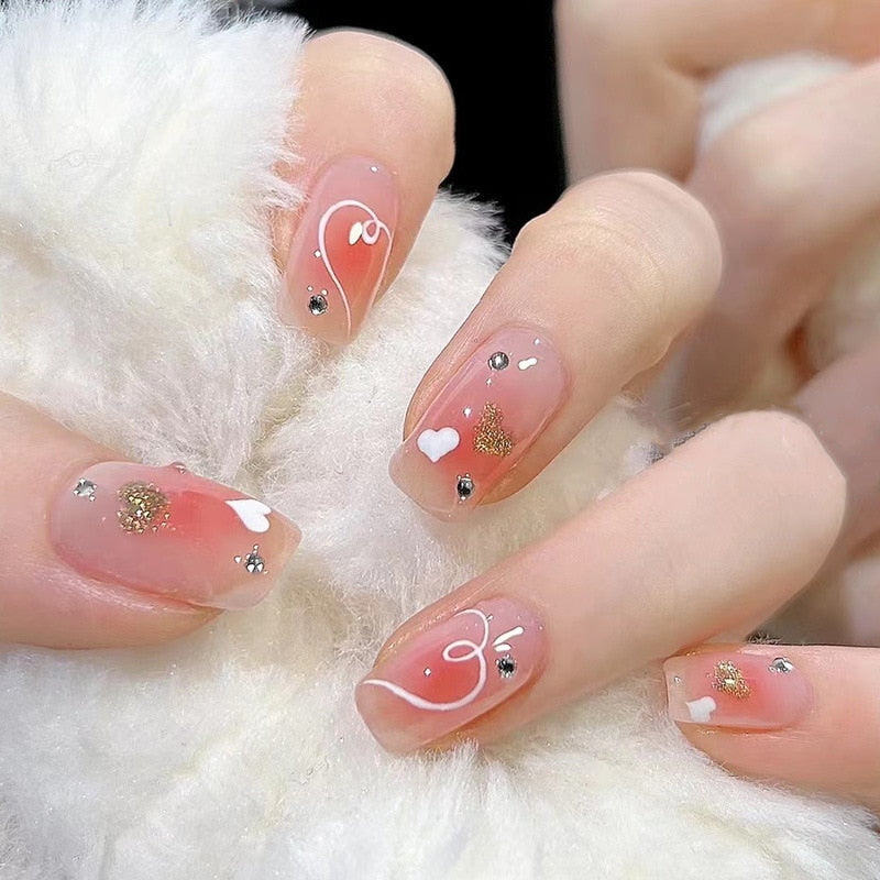 Coquette Gradient Press On Nails