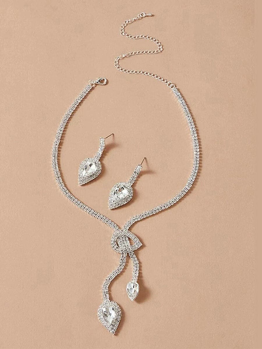 Simple Water Drop Banquet Jewelry Set MSE00127 - Jewelry Set - DYAVOR®