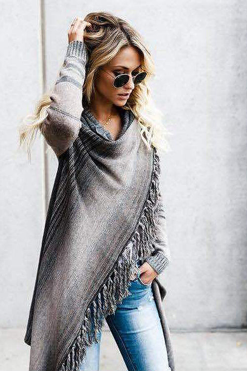 Cozy Up Tassel Sweater Coat - 5 Colors - Top - DYAVOR®