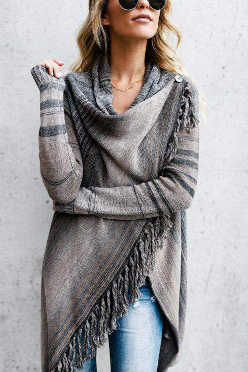 Cozy Up Tassel Sweater Coat - 5 Colors - Top - DYAVOR®