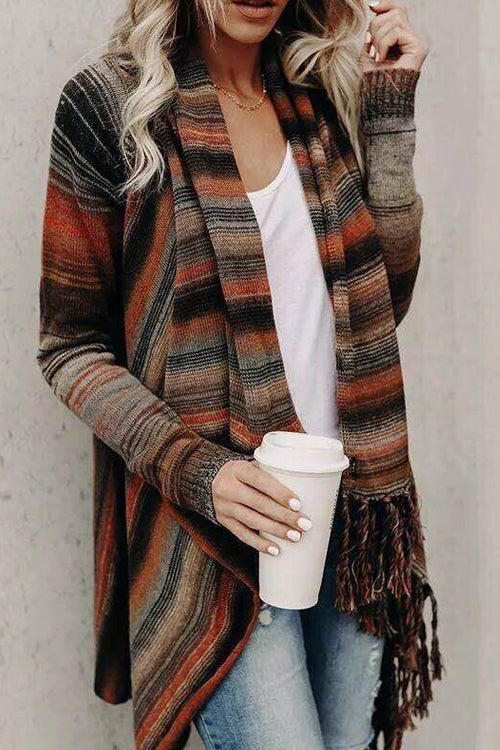 Cozy Up Tassel Sweater Coat - 5 Colors - Top - DYAVOR®