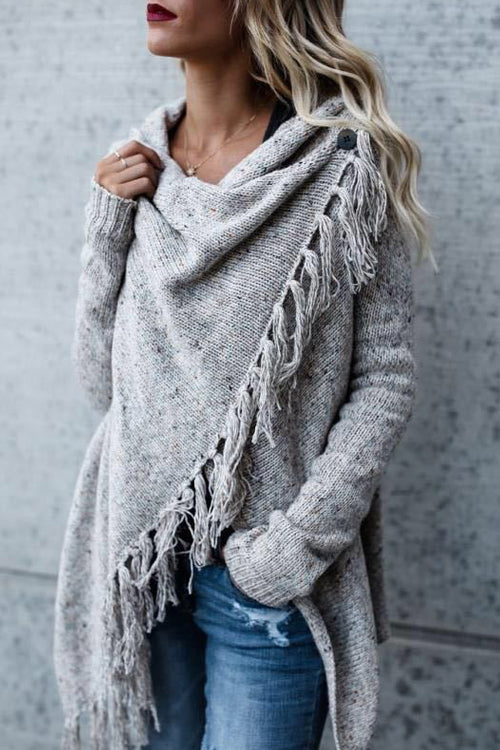 Cozy Up Tassel Sweater Coat - 5 Colors - Top - DYAVOR®