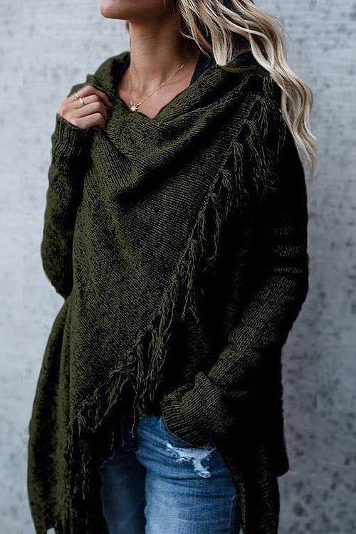 Cozy Up Tassel Sweater Coat - 5 Colors - Top - DYAVOR®