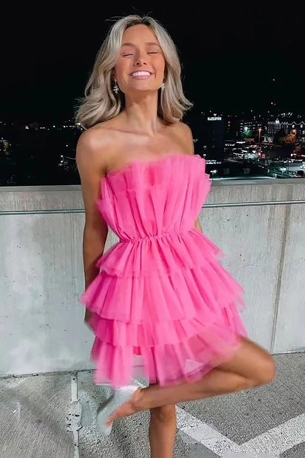 Hailey | A Line Strapless Short Homecoming Dress - Cocktail Dress - DYAVOR®