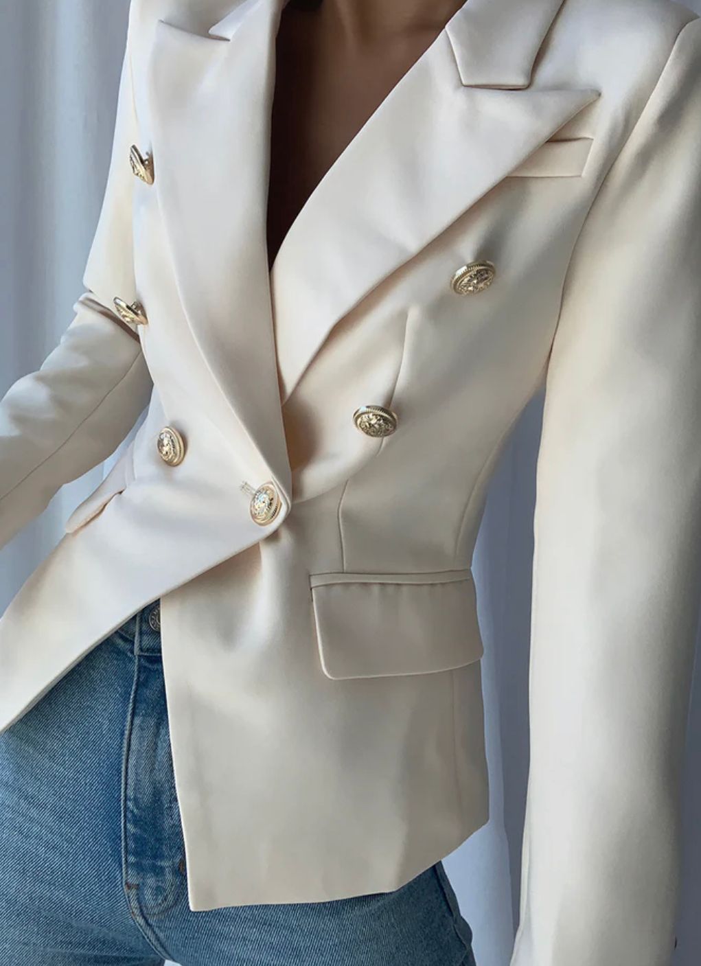 'Leosoxs' White Blazer - - DYAVOR®