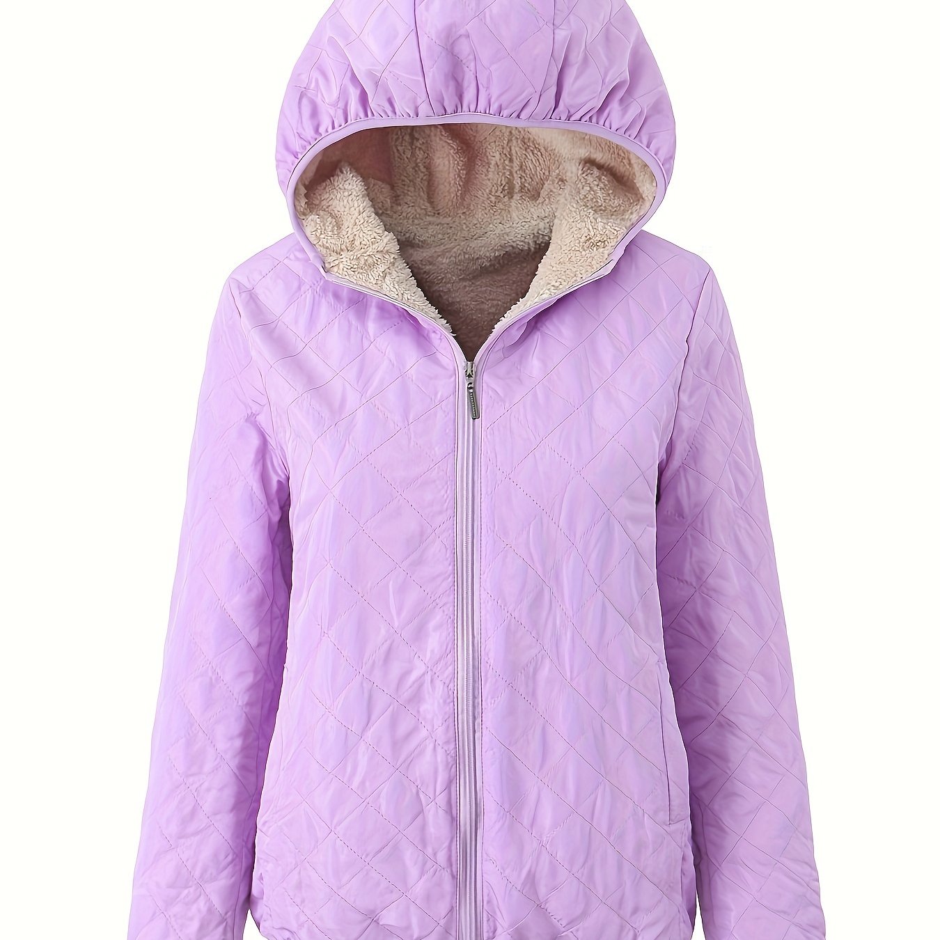 Emma | Quilted zippered jacket with hood - 07/112024 1 - DYAVOR®