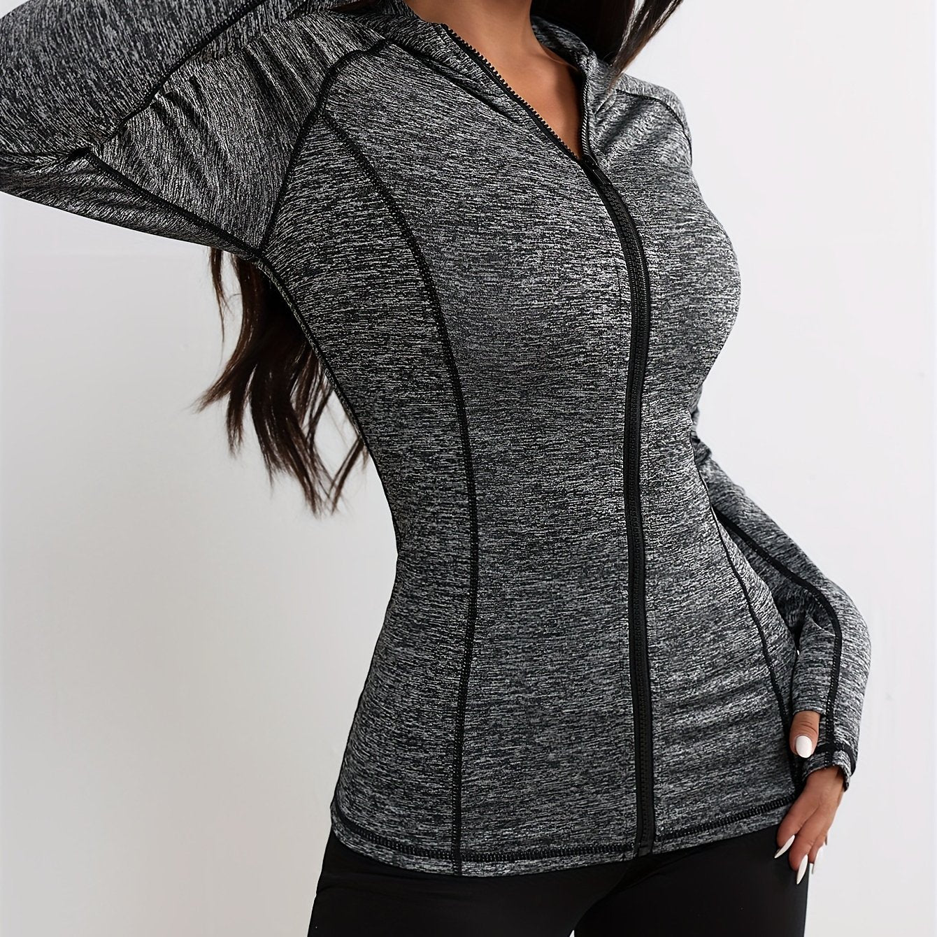 Emma | Hooded sports jacket with stripe detail - 07/112024 1 - DYAVOR®