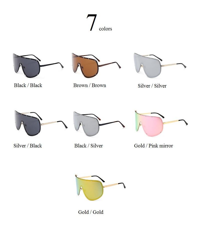 Black Shield Polarized Designer Rimless One Piece Sunglasses for Women - Women Sunglasses - DYAVOR®