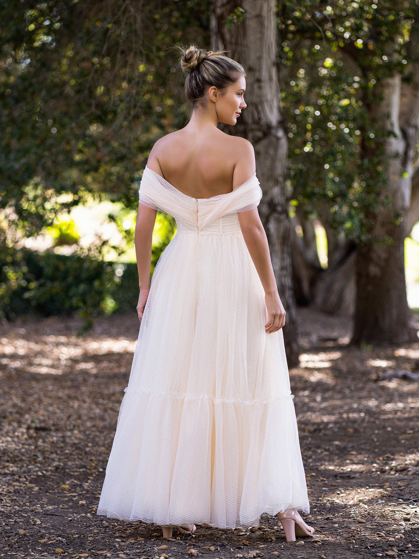 Boho A-line Off-Shoulder Tulle Prom Dress - Prom Dresses - DYAVOR®