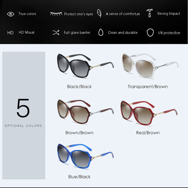 Classic Butterfly Designer Polarized Driving Sunglasses for Women - Women Sunglasses - DYAVOR®