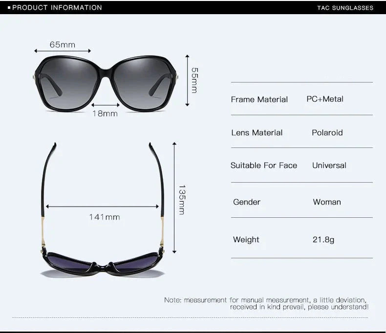 Classic Butterfly Designer Polarized Driving Sunglasses for Women - Women Sunglasses - DYAVOR®