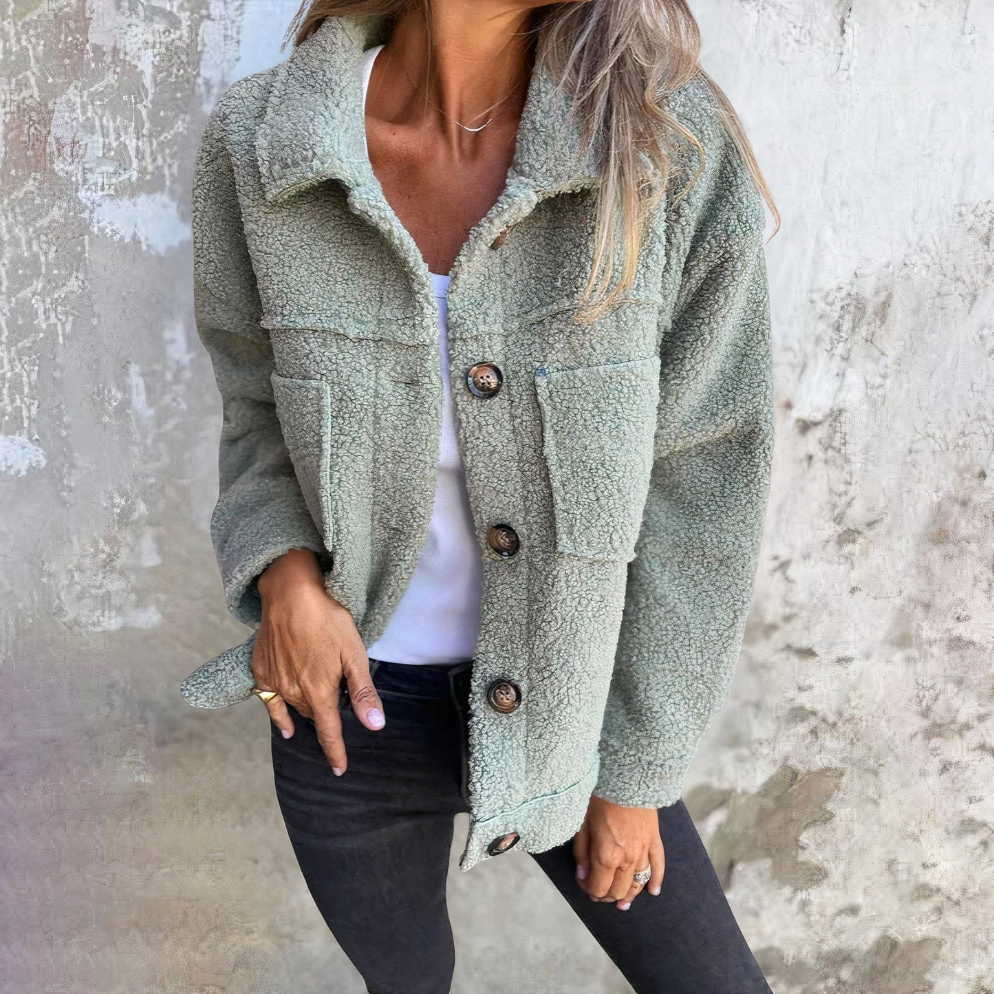 Women's wool winter coat - Heidrun - 26/102024 1 - DYAVOR®