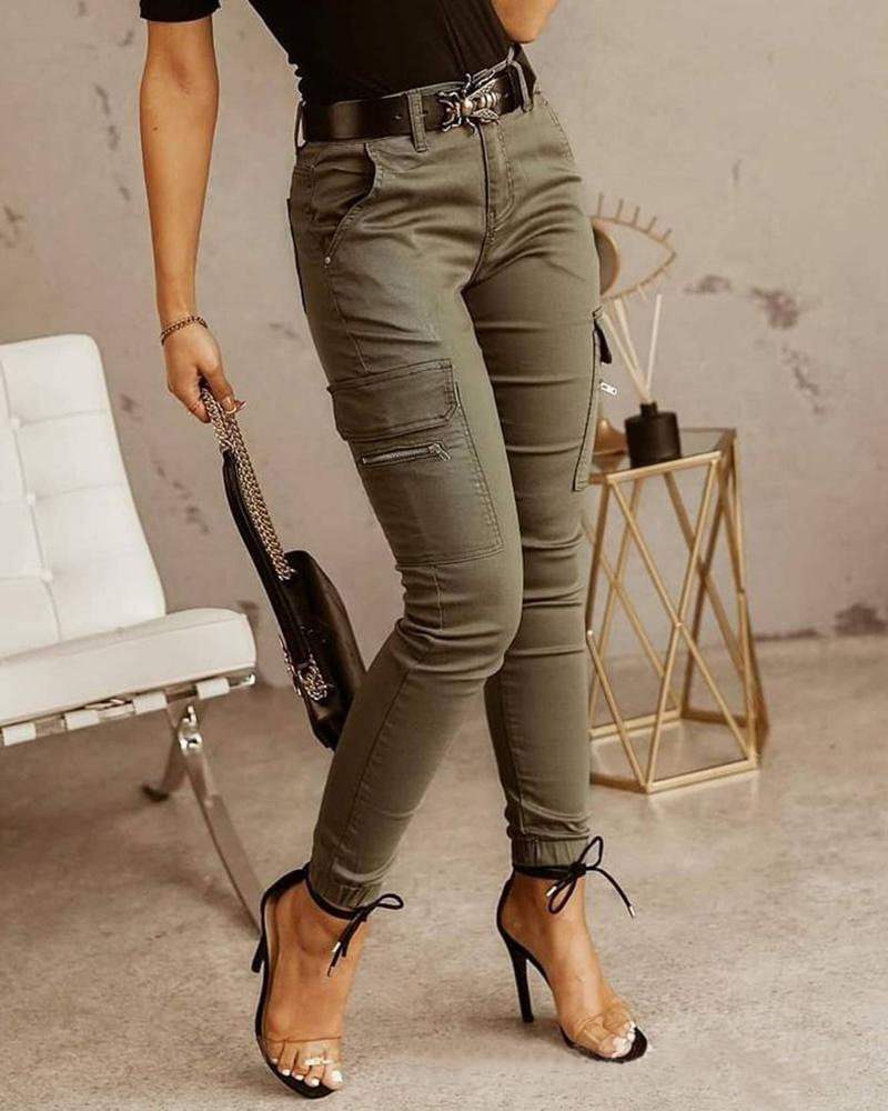 Cargo Pants - Trendy - Slim Fit - Durable Material - Perfect for Casual and Chic Occasions - 05/112024 1 - DYAVOR®