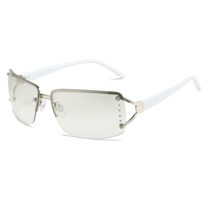 Gradient UV400 Rimless Punk Style Eyewear Sunglasses for Women - Women Sunglasses - DYAVOR®
