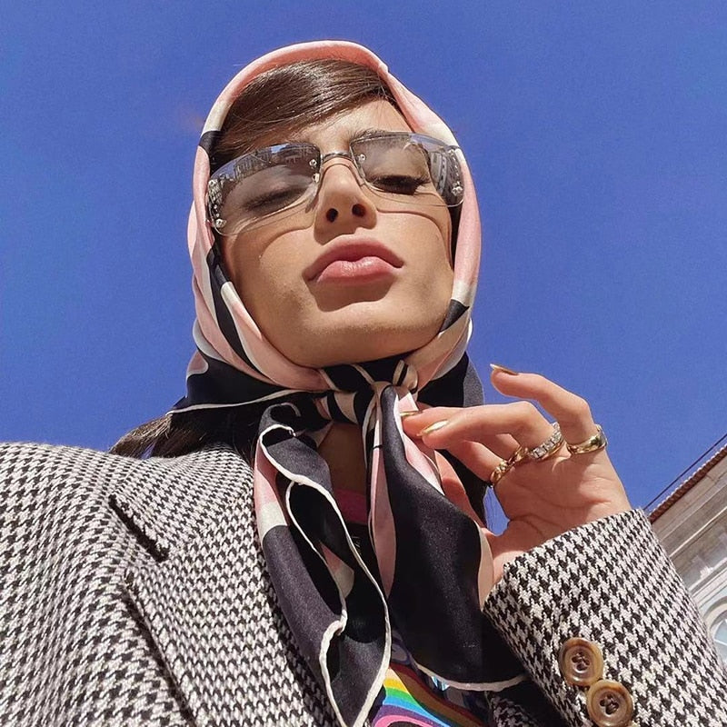 Gradient UV400 Rimless Punk Style Eyewear Sunglasses for Women - Women Sunglasses - DYAVOR®