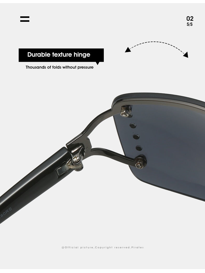 Gradient UV400 Rimless Punk Style Eyewear Sunglasses for Women - Women Sunglasses - DYAVOR®