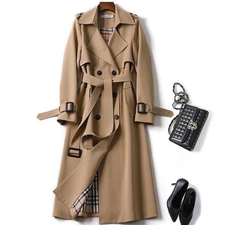 Haba - plain trench coat for women - - DYAVOR®