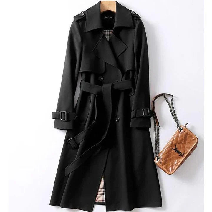 Haba - plain trench coat for women - - DYAVOR®