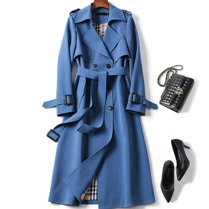 Haba - plain trench coat for women - - DYAVOR®