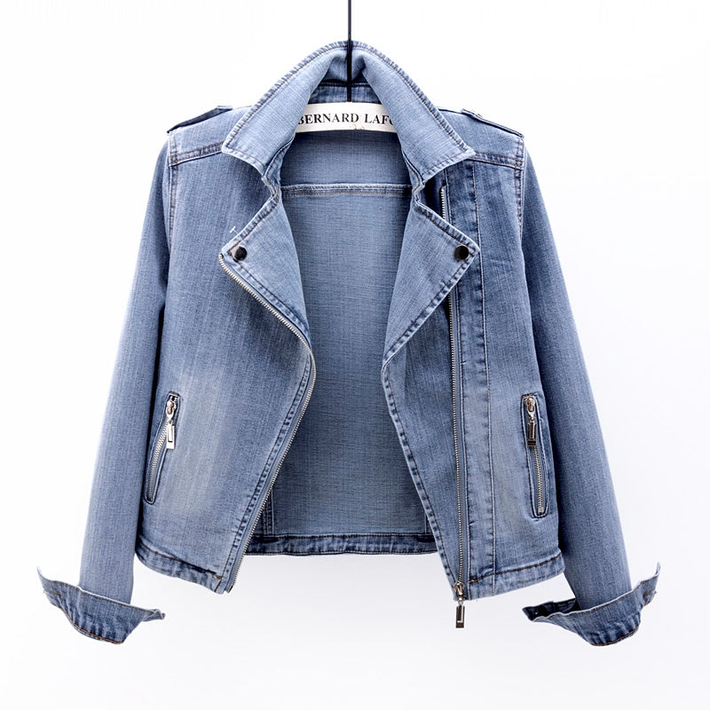 Washed denim jacket for women - Aerin - 26/102024 1 - DYAVOR®