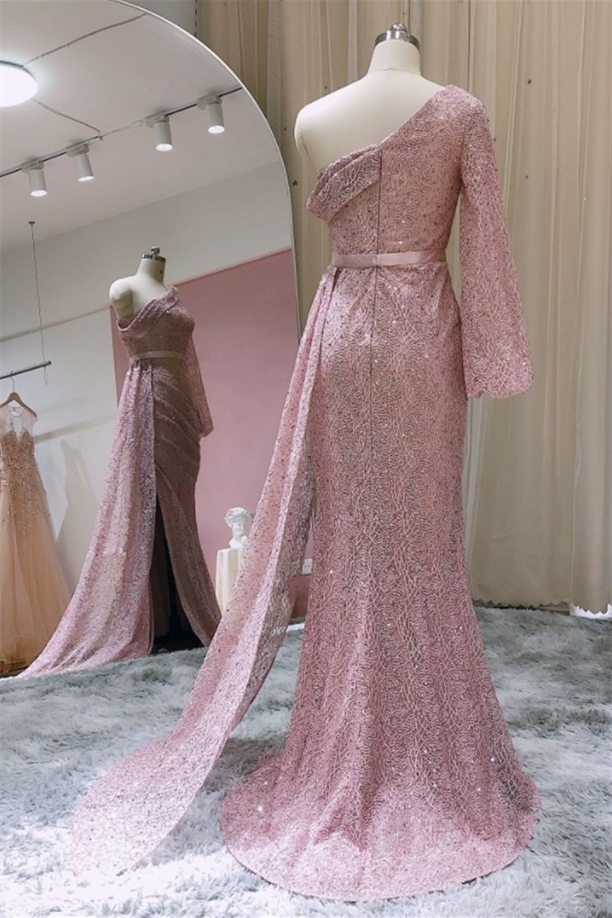 Elegant evening dresses with sleeves - Prom Dresses - DYAVOR®