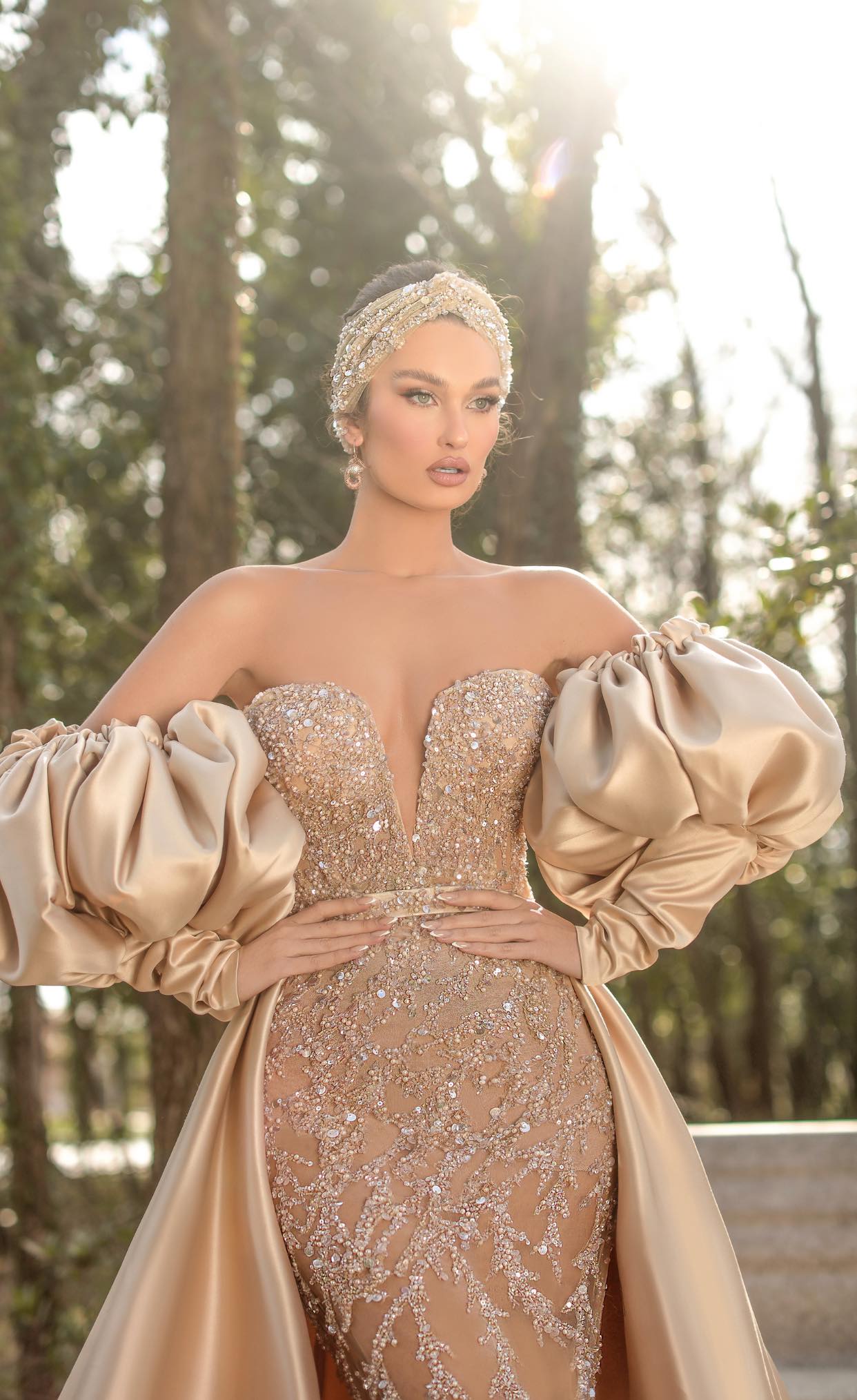 Elegant Off-the-shoulder Long Sleeve Prom Dress Mermaid Evening Gowns - Prom Dresses - DYAVOR®