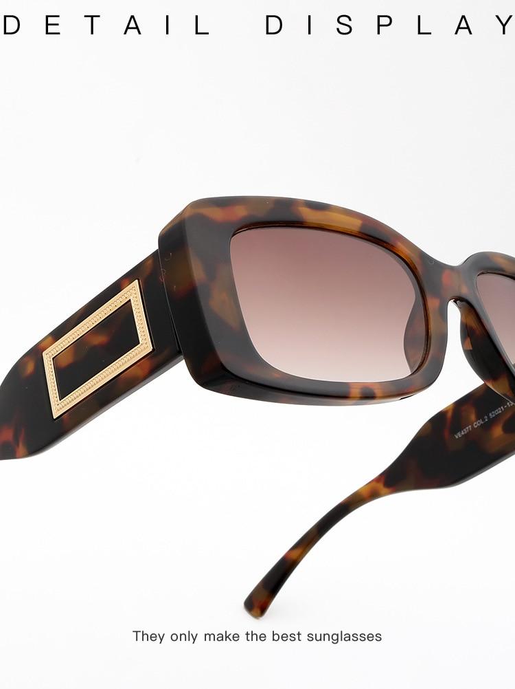 Elegant Women's Classic Black Retro Fashion Medium Square Sunglasses - Women Sunglasses - DYAVOR®