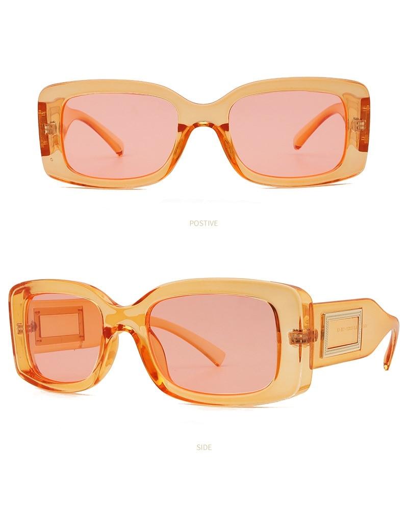 Elegant Women's Classic Black Retro Fashion Medium Square Sunglasses - Women Sunglasses - DYAVOR®