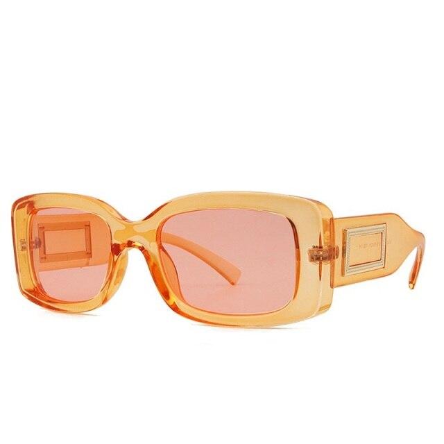 Elegant Women's Classic Black Retro Fashion Medium Square Sunglasses - Women Sunglasses - DYAVOR®