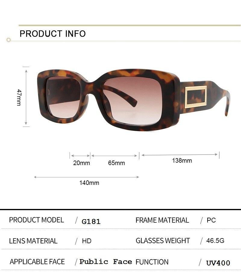 Elegant Women's Classic Black Retro Fashion Medium Square Sunglasses - Women Sunglasses - DYAVOR®