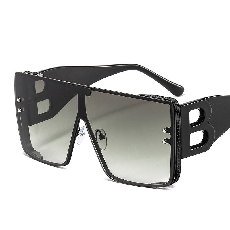 Women's Retro Fashion UV400 Large Frame Square Metal Sunglasses - Women Sunglasses - DYAVOR®