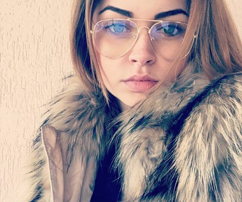 Fashion Pilot Style Aviator Mirrored Sunglasses for Women - Women Sunglasses - DYAVOR®